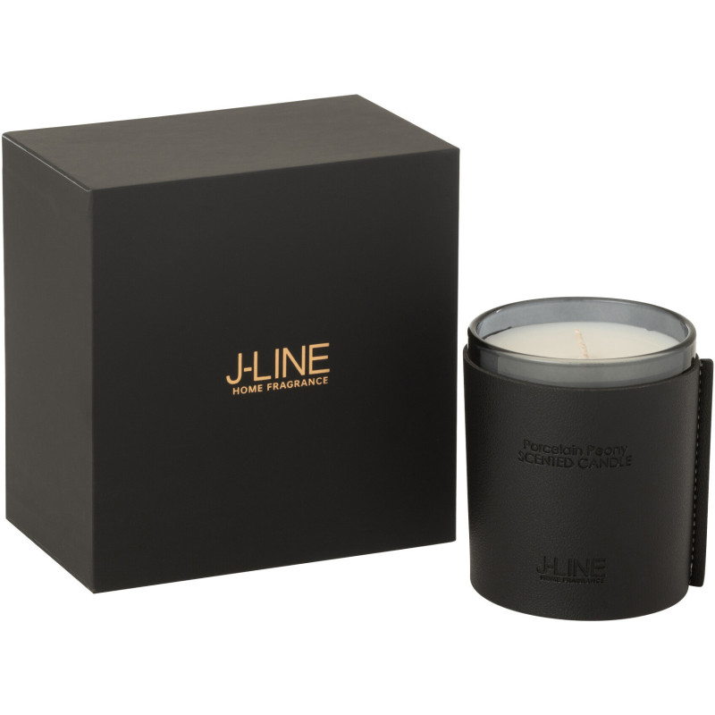 Bougie parfumée Senteur Boisée Diamant Noir 40 heures Leather - 2