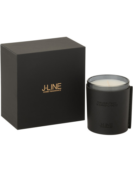 Bougie parfumée Senteur Boisée Diamant Noir 40 heures Leather - 2