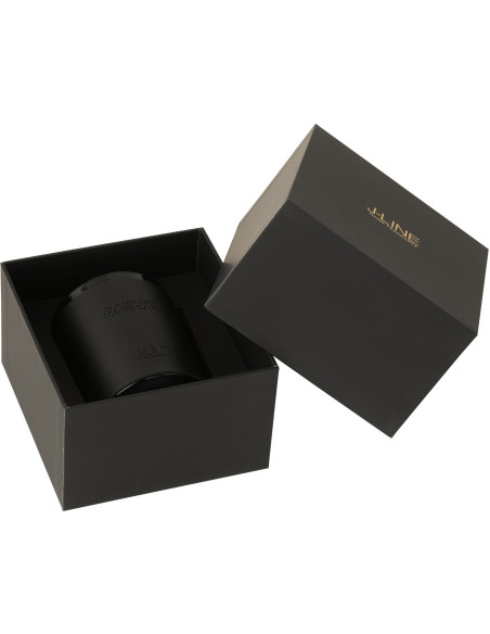 Bougie parfumée Senteur Boisée Diamant Noir 40 heures Leather - 3