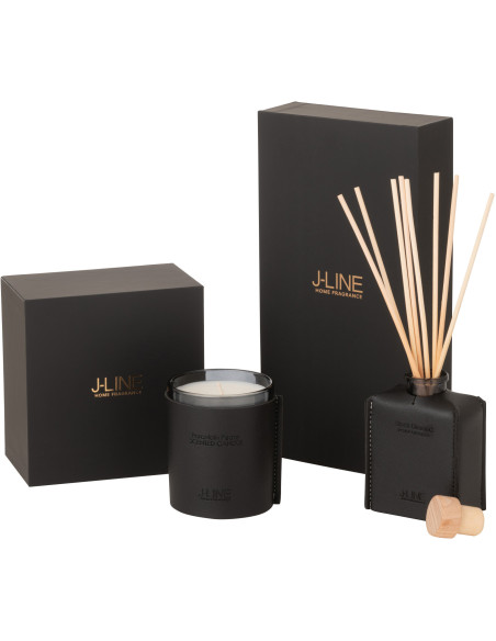 Diffuseur de parfum Senteur Boisée Diamant Noir 100 ml Leather - 3