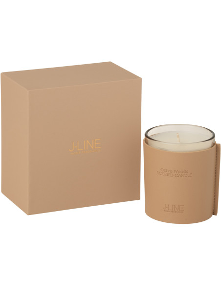 Bougie parfumée Senteur Boisée Ochre Wood 40 heures Leather - 2