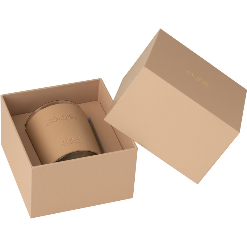 Bougie parfumée Senteur Boisée Ochre Wood 40 heures Leather - 3