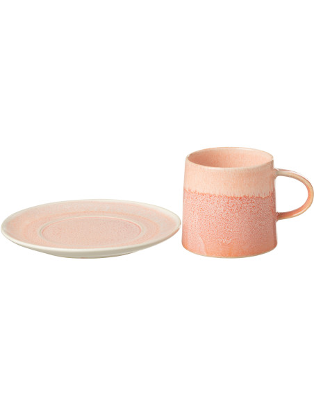 Tasse à thé Lara en Porcelaine Saumon - 2