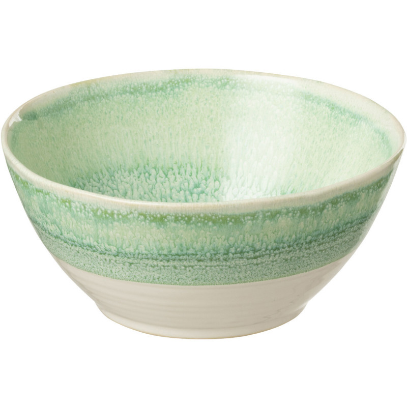 Bol de petit déjeuner Lara en Porcelaine Vert - 1