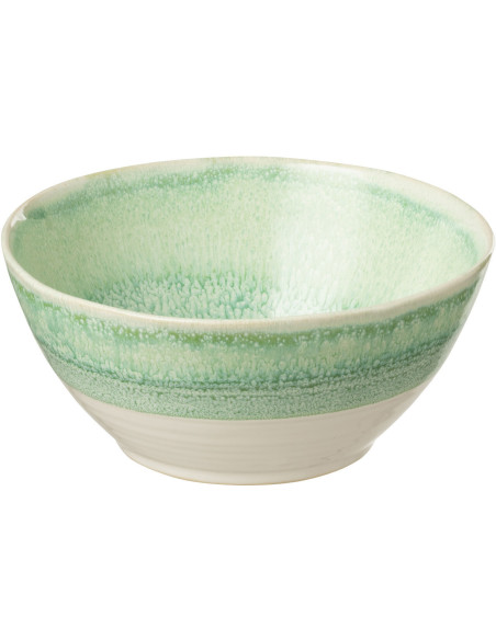 Bol de petit déjeuner Lara en Porcelaine Vert - 1