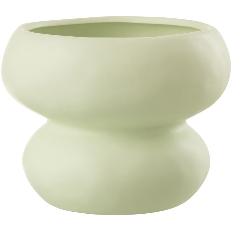 Cache-pot sur pied en Porcelaine Vert clair Kabin Diamètre 19 cm - 1