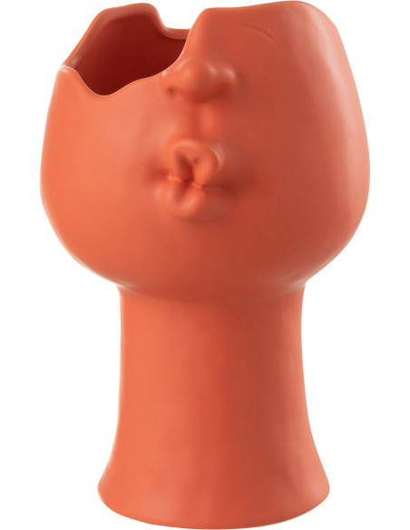 Cache-pot sur pied en Porcelaine Terracotta Enya Diamètre 21 cm - 1