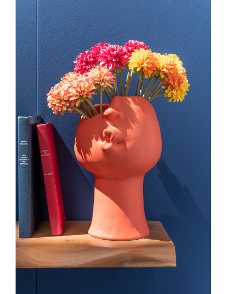 Cache-pot sur pied en Porcelaine Terracotta Enya Diamètre 21 cm - 2