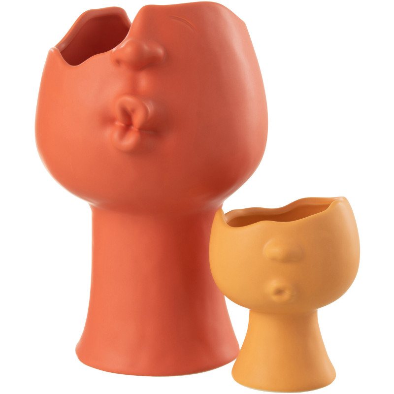 Cache-pot sur pied en Porcelaine Terracotta Enya Diamètre 21 cm - 3