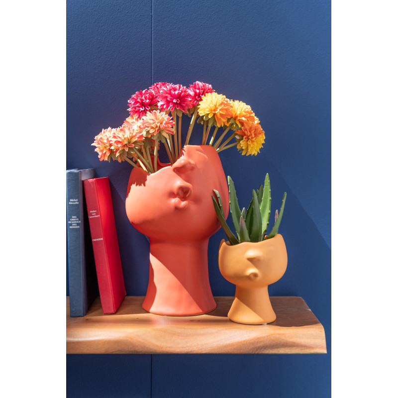 Cache-pot sur pied en Porcelaine Terracotta Enya Diamètre 21 cm - 4