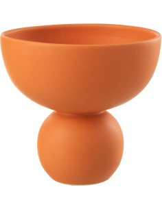 Cache-pot sur pied en Porcelaine Terracotta Sara Diamètre 20 cm - 1