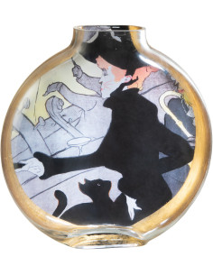 Vase original Rond Hauteur 25 cm en Verre Inspiration Divan Japonais Les Chartistes - 1