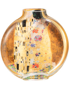 Vase original Rond Hauteur 25 cm en Verre Inspiration Le Baiser Les Chartistes - 1