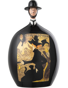 Statuette déco originale Hauteur 22 cm en Dolomite Noir Inspiration Divan Japonais Les Chartistes - 1