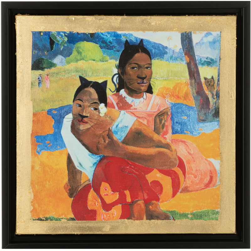 Tableau décoration moderne imprimé 34x34 en Polyrésine Bois de pin Inspiration Quand te maries-tu ? Les Chartistes - 1