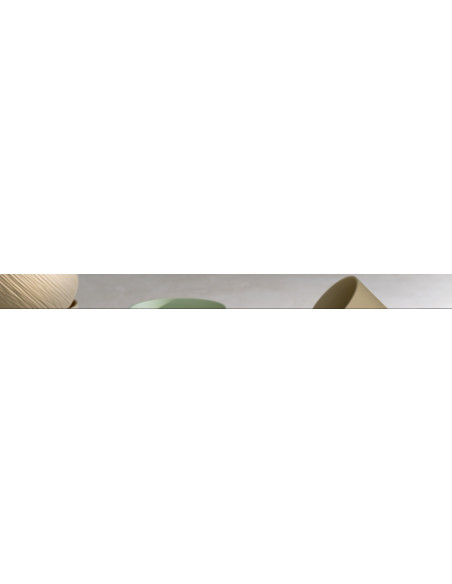 Cache-pot en Céramique Pistache Gen Diamètre 11 cm (Lot de 2) - 2
