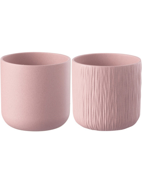 Cache-pot en Céramique Rose Gen Diamètre 7 cm (Lot de 2) - 1