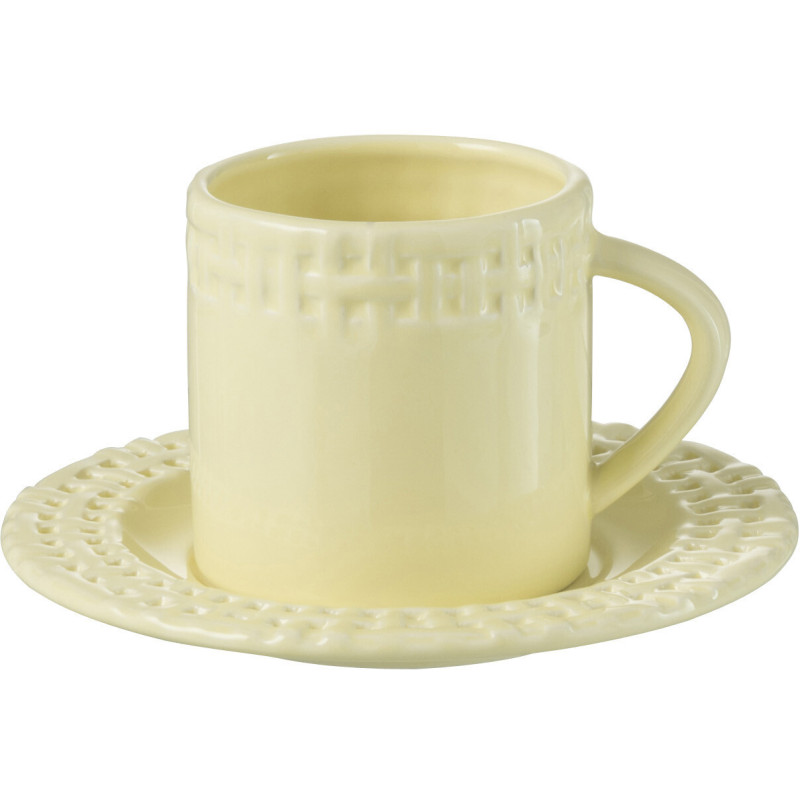 Tasse à thé Gourmandise en Céramique Jaune - 1