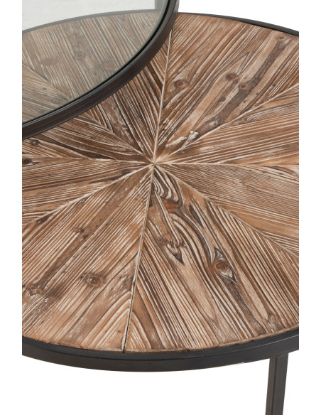 Table Basse moderne Gigogne Originale Ronde J Line - 8