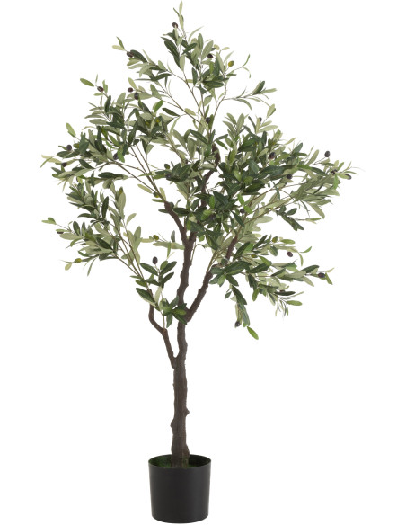 Arbre artificiel réaliste XL Olivier Hauteur 160 cm en Plastique - 1