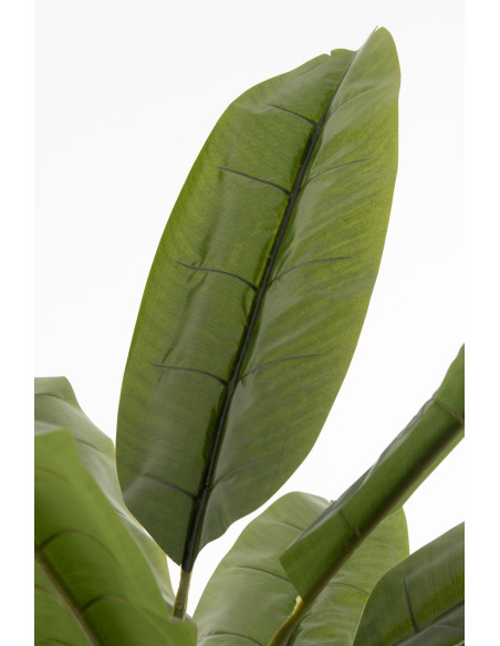 Plante artificielle Ficus Hauteur 130 cm en Plastique Vert Avec pot - 4