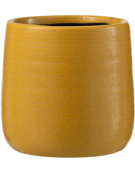 Cache-pot en Céramique Ocre Thelma Diamètre 12 cm - 1