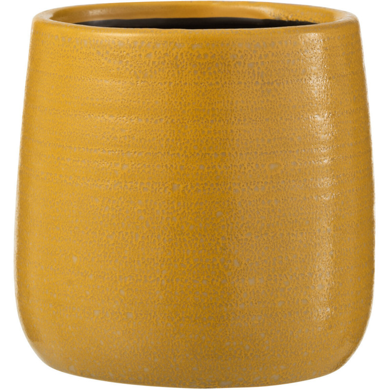 Cache-pot en Céramique Ocre Thelma Diamètre 14 cm - 1