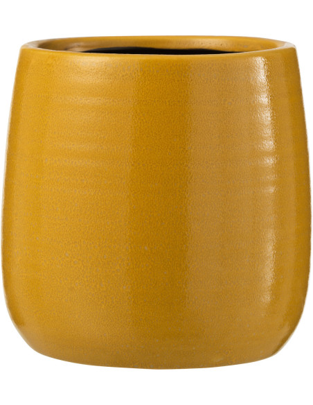 Cache-pot en Céramique Ocre Thelma Diamètre 16 cm - 1