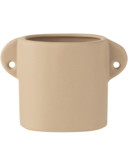 Cache-pot en Céramique Beige Renaissance Diamètre 8 cm - 1