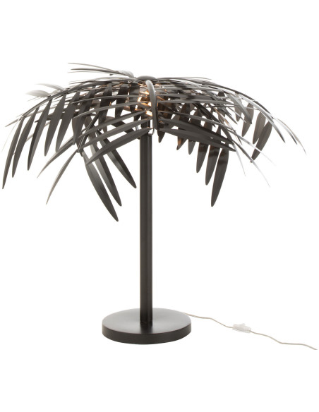 Lampe à poser Feuilles de palmier Folia en Métal Noir - 2