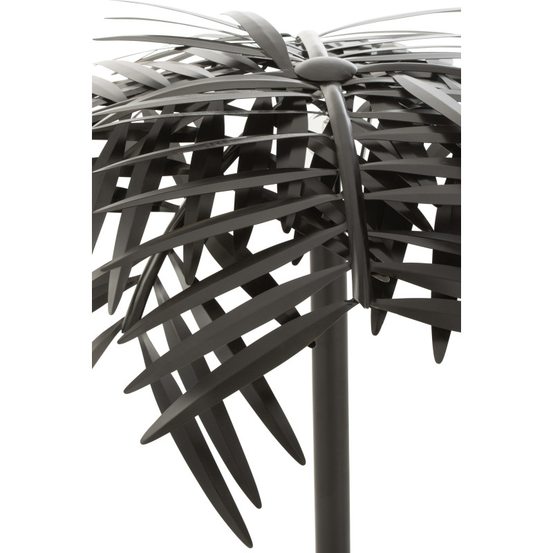 Lampe à poser Feuilles de palmier Folia en Métal Noir - 5
