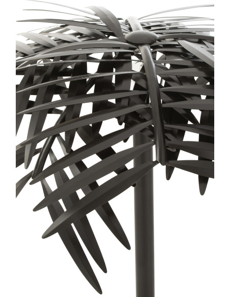 Lampe à poser Feuilles de palmier Folia en Métal Noir - 5