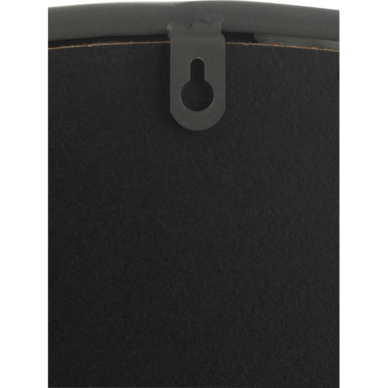 Miroir Mural Rond XL Circla en Métal Noir mat - 3