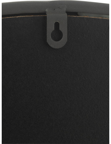 Miroir Mural Rond XL Circla en Métal Noir mat - 3