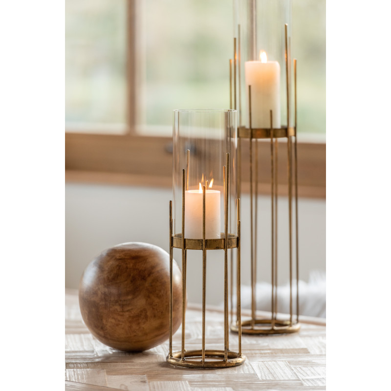 Boule décorative Hazel Hauteur 15 cm en Bois de Paulownia Marron - 2