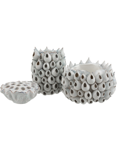 Cache-pot en Céramique Bleu Anémone Diamètre 37 cm - 2