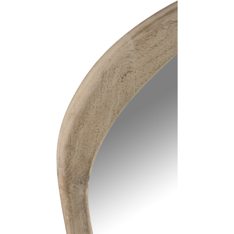 Miroir Mural Irrégulier XL Andrès en Bois de manguier Naturel - 2