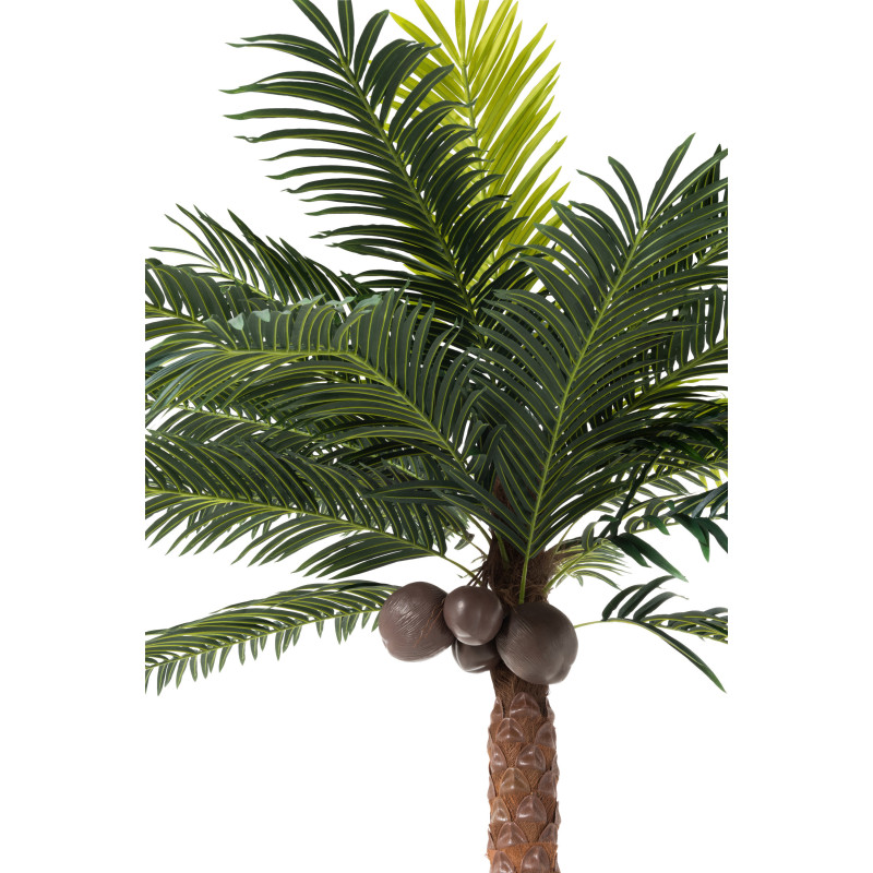 Arbre artificiel réaliste XXL Palmier Noix de coco Hauteur 350 cm en Plastique - 2