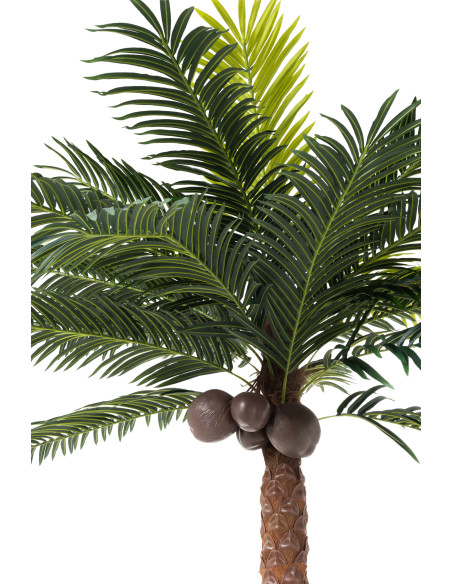 Arbre artificiel réaliste XXL Palmier Noix de coco Hauteur 350 cm en Plastique - 2
