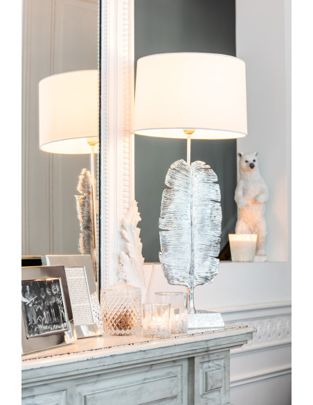 Cadre photo Bord large Stymia en Métal Argenté pour photo 13x18 - 2