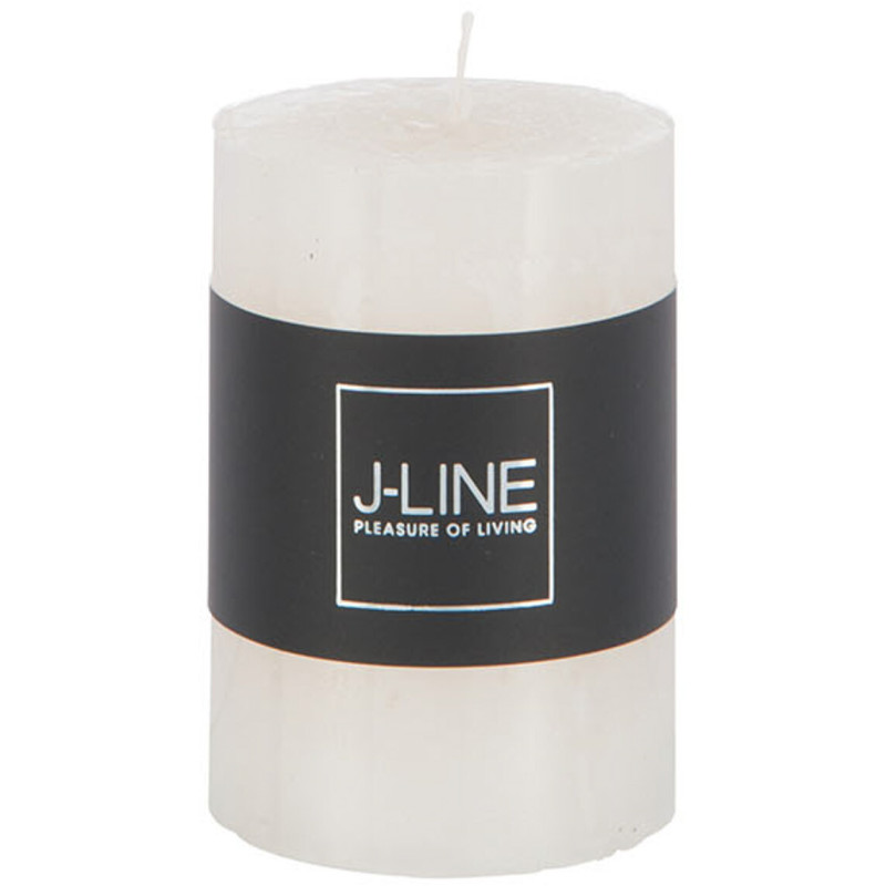 Bougie Cylindrique Vanille J-Line en Cire 18 heures Hauteur 7 cm - 1