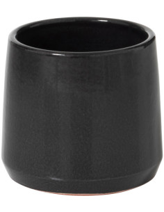 Cache-pot en Céramique Noir Paolo Diamètre 12 cm - 1