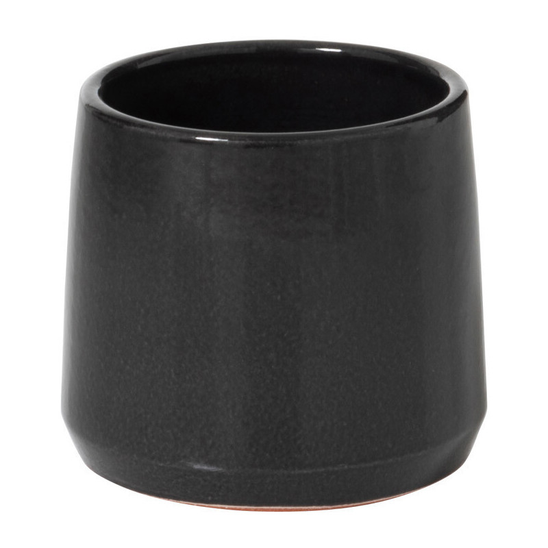 Cache-pot en Céramique Noir Paolo Diamètre 12 cm - 1