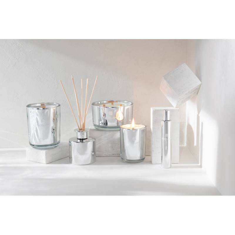 Diffuseur de parfum Senteur Fruitée Cotton Candy Excellent 150 ml en Verre Argenté - 6