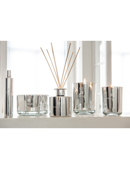 Diffuseur de parfum Senteur Fruitée Cotton Candy Excellent 150 ml en Verre Argenté - 8