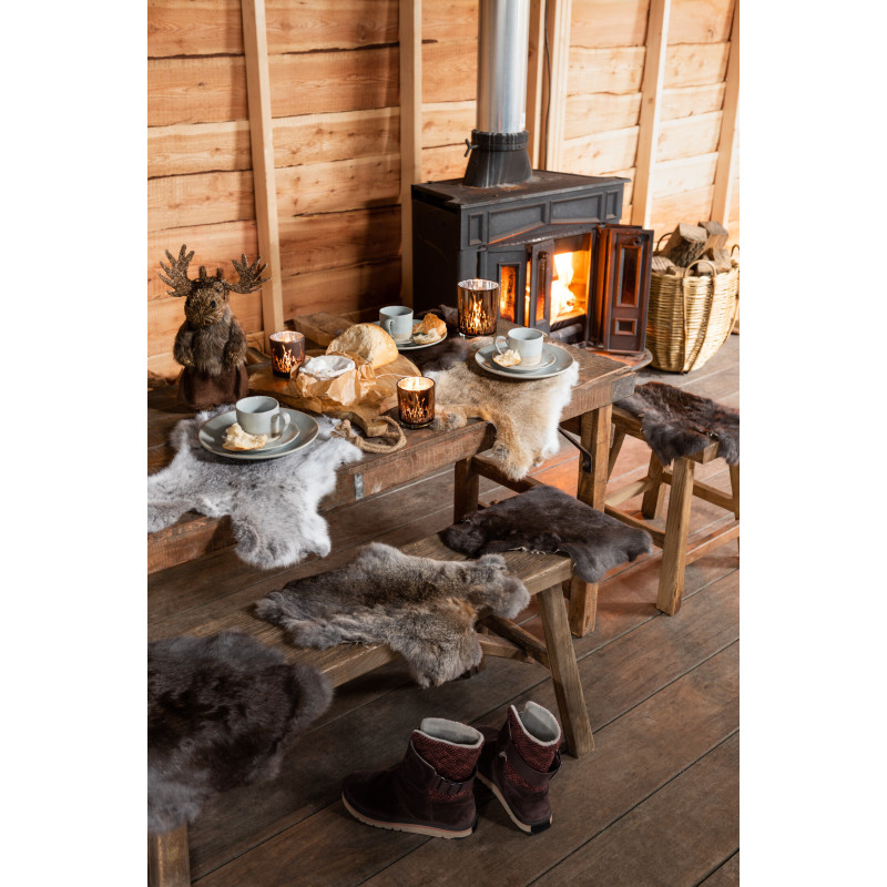 Console Rectangulaire Woody en Bois recyclé Marron - 2