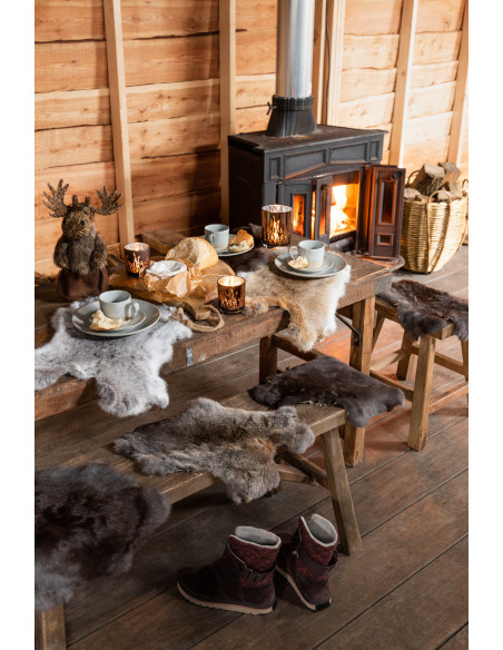 Console Rectangulaire Woody en Bois recyclé Marron - 2