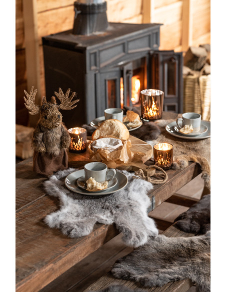 Console Rectangulaire Woody en Bois recyclé Marron - 8