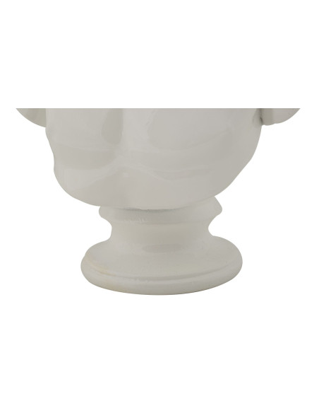 Statuette déco antique Centurion Hauteur 25 cm en Résine Blanc Centurione 