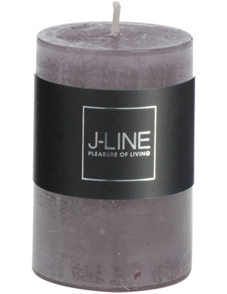 Bougie Cylindrique Granite J-Line en Cire 18 heures Hauteur 7 cm - 1